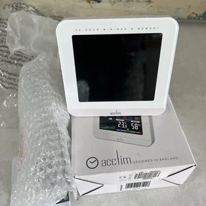 Acctim Wyndham Colour Weatherstation Full Colour Screen Crescendo Alarm RRP £80 - Picture 1 of 3