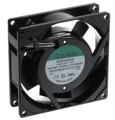 SF23092A SUNON SQUARE AXIAL COOLING FAN MOTOR 92 x 92 x 25 220-240 volt FA154