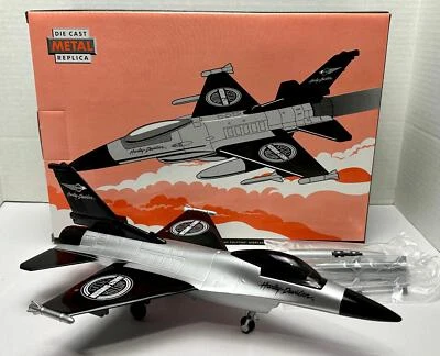Harley Davidson Lockheed F-16 "Fighting Falcon" Airplane Bank Diecast - Image 1 of 4