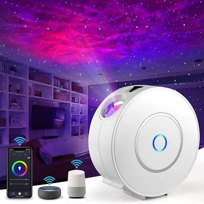 LED Smart Sternenhimmel Projektor, WLAN Sternenprojektor 3D Galaxy Mit App-/Spra - Bild 1 von 4