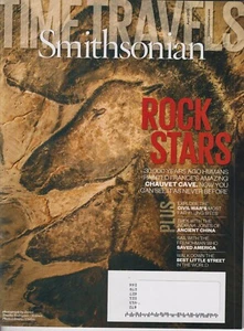 Smithsonian April 2015 Time Travels, Chauvet Cave, Ancient China, America, (Mag - Picture 1 of 1