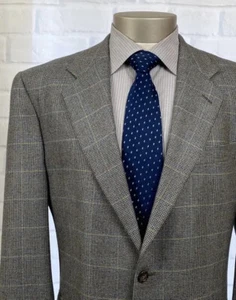 Jos A Bank Signature Gold Mens Cashmere 2Btn Multicolor Sport Coat Blazer Sz 43R - Picture 1 of 12