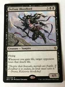 1x MTG - Defiant Bloodlord - Battle For Zendikar - NM - Picture 1 of 2