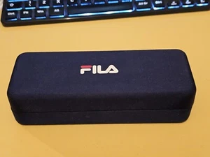 FILA Blue Felt Glasses Case ~ Brand New - Picture 1 of 8