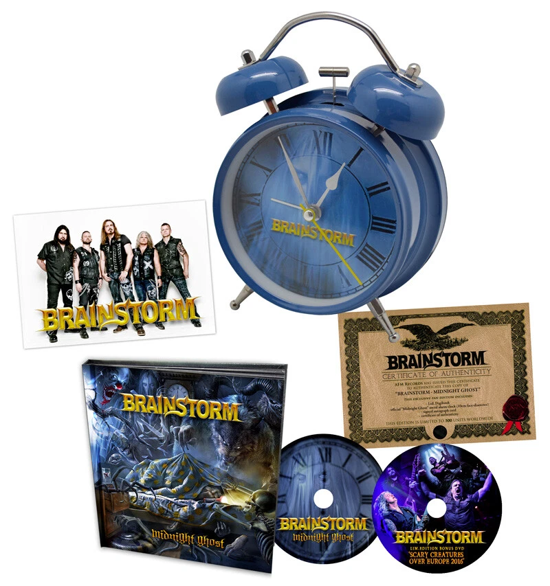 Brainstorm - Midnight Ghost (Lim.Boxset) CD + DVD + Uhr - orignal verpackt - NEU - Bild 1 von 1