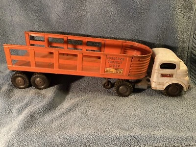 Vintage 1950’s Structo Overland Freight Lines Semi Tractor Trailer  - Image 1 of 4