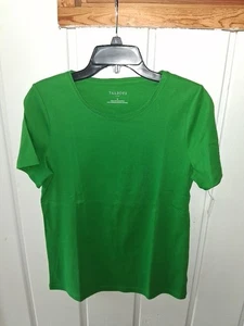 Talbots Kelly grün Baumwolle Rundhals T-Shirt Größe LP neu mit Etikett - Bild 1 von 4