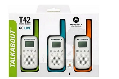 Motorola TALKABOUT T42 Triple PMR-Handfunkgerät 3er Walkie-Talkies Set Neu & OVP