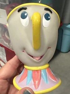 Beauty And The Beast Chip The Cup 4.5” Soft Plastic Pizza Hut Toy 1992 Vintage - Picture 1 of 6