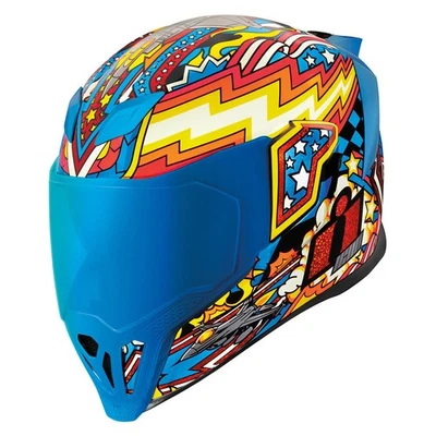 Casco integral Icon Airflite Flyboy unisex adulto motocicleta bicicleta de calle carrera Foto 1 de 4