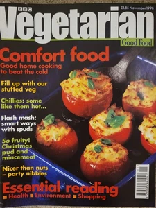 (1998) Vegetarian Good Food Magazin November. Comfort Food. Chilis. Nüsse. - Bild 1 von 7