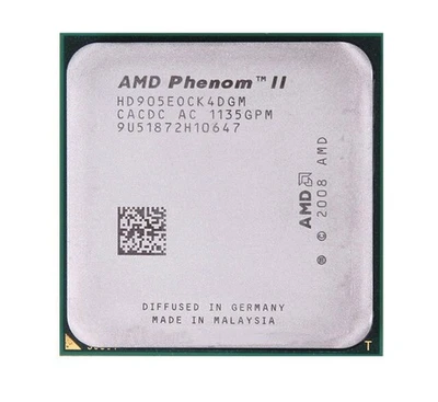 AMD Phenom II X4 925 X4 631 X4 638 X4 641 X4 651 X4 905E CPU Processor - Image 1 of 4