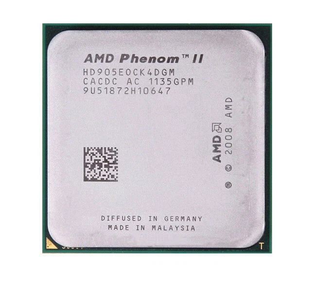 AMD Phenom II X4 925 X4 631 X4 638 X4 641 X4 651 X4 905E CPU Processor - Image 1 of 4