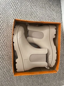 Rocket Dog Chunky Chelsea Ankle Wellington Rain Boots Wellibobs Size 8 New - Picture 1 of 6