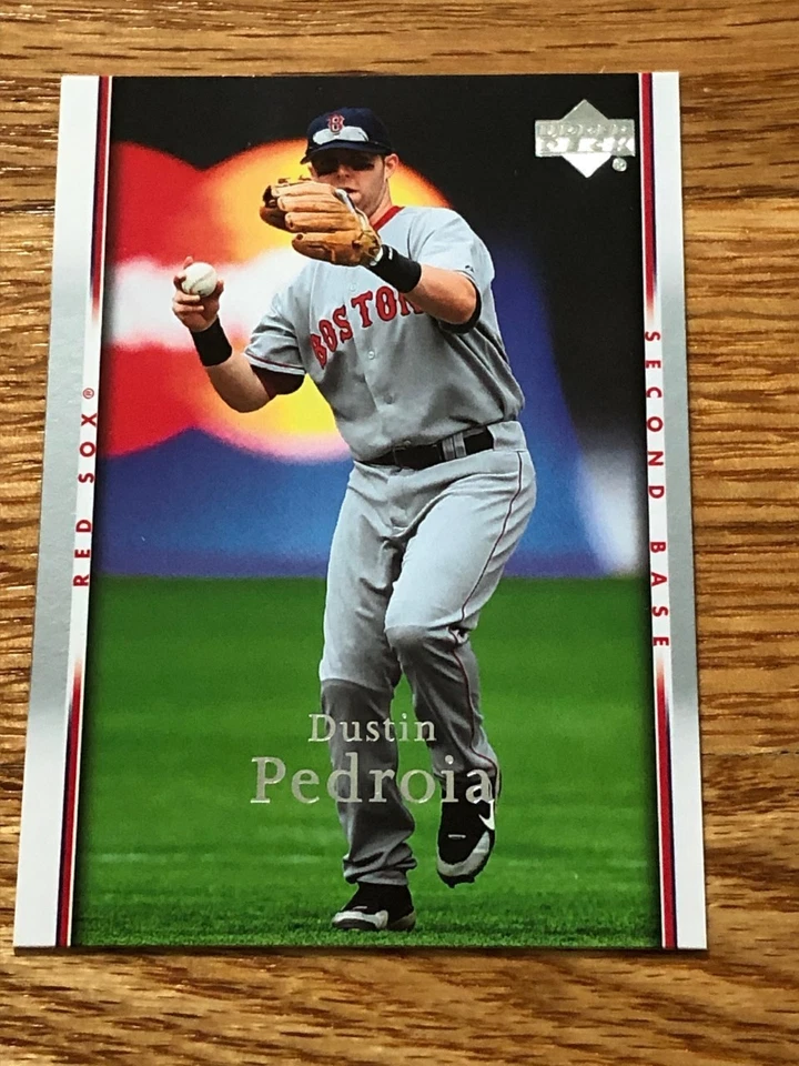 Tarjeta de novato Dustin Pedroia 2007 Upper Deck RC #69 - Boston Red Sox - CANTIDAD Foto 1 de 1