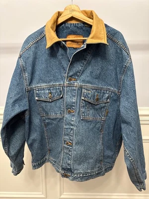 Vintage Timberland Classic Denim Weathergear Jacket Size XL - Image 1 of 4