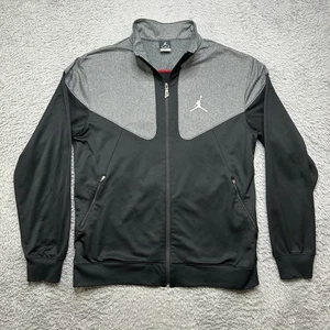 Nike Air Jordan Jacket Mens XL Black Full Zip Chris Paul Sweatshirt Athletic - Picture 1 of 11
