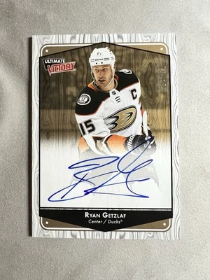 Ryan Getzlaf 2022-23 Upper Deck Ultimate Victory Auto GOLD 4/10 - Image 1 of 2