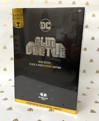 Figura de acción Mcfarlane Toys DC Multiverse Blue Beetle 7" acento blanco y negro Foto 1 de 4