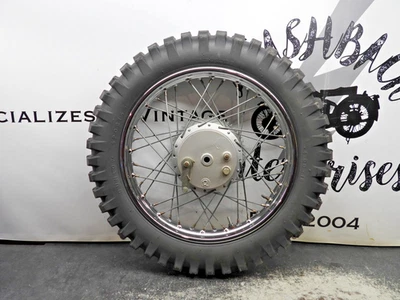 1974 Rickman Zundapp 125 Complete Rear Wheel    2906 - Image 1 of 4