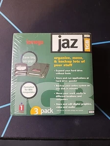 NEW sealed iomega Jaz - 3 Pack of 1GB Disks - Afbeelding 1 van 6
