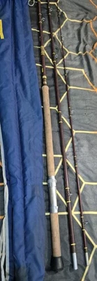 A SCARCE VINTAGE SHAKESPEARE WONDER ROD 12FT SALMON FLY ROD RATED #9/10  - Image 1 of 4