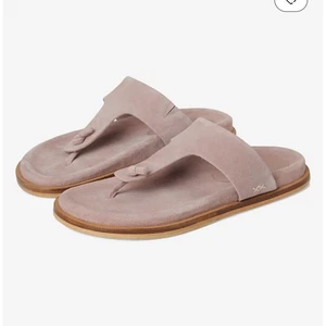 Free People Mika Fußbett Sandalen Leder in Orchid Ice Suede Gr. 11 NEU - Bild 1 von 8