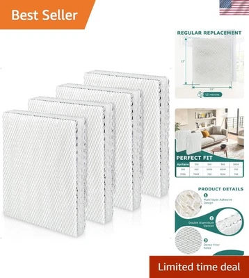 Paquete de 4 filtros de panel de agua humidificador compatibles con April.aire 35 600A 700 760 Foto 1 de 4