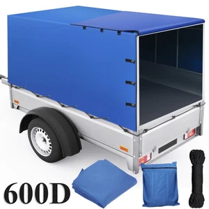 Telone per rimorchio telone alto 208x114x90 STEMA OPTI AN F 750 telone di copertura per rimorchio auto. - Foto 1 di 12