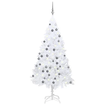 Árbol de Navidad Artificial Blanco PVC, Acero, Plástico Foto 1 de 4
