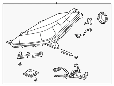 Genuine GM Driver Side Headlamp 84750165 Foto 1 de 3