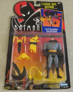 1992 Batman Animated Series Combat Belt Batman Action Figure Kenner Sealed - Picture 1 of 2