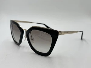 PRADA CINEMA Mujer SPR53S 1AB-0A7 Negro; Dorado/Gris Degradado Italia AUTÉNTICO - Imagen 1 de 11