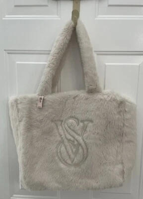 Bolso de Mano VICTORIA'S SECRET Off White Imitación Piel Súper Suave - Nuevo Con Etiquetas Foto 1 de 3