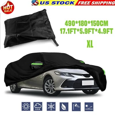 For Hyundai Full Car Cover Outdoor UV Snow Dust Rain Resistant Protection US - Image 1 of 4