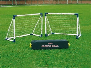 Fußballtor Set Mini-Soccer Goal 16 Set 1 großes Tor oder 2 kleine Tore Fußball - Bild 1 von 2