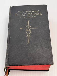 VTG 1966 NEW SAINT JOSEPH DAILY MISSAL AND HYMNAL PRAYER BOOK RELIGIOUS CATHOLIC - Picture 1 of 13
