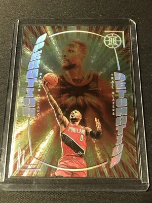Damian Lillard 2021-2022 Illusions #32 Operation Detonation Orange - Image 1 of 2