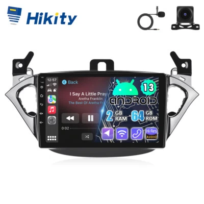 CarPlay 9" 64GB Android Autoradio Für Opel Corsa E Adam GPS Navi WIFI RDS Kamera - Bild 1 von 4