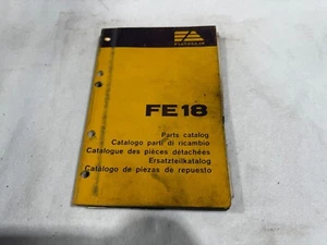Fiat Allis FE18 Bagger Teilehandbuch Katalog PN#60404053 in ordentlichem Zustand - Bild 1 von 4