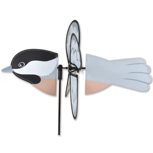 Chickadee 17" Whirligig Petite Staked Wind Spinner 10.... PR 24907 - Picture 1 of 1
