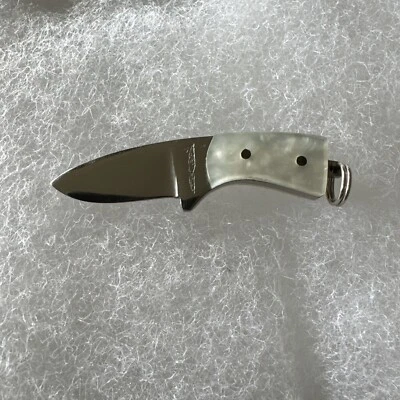 PARKER CUT CO White Pearl Mini Fixed Knives Knife - Image 1 of 4