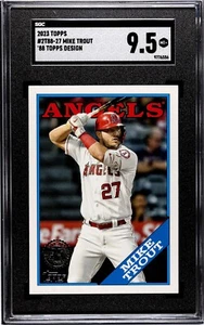 2023 Topps 2T88-27 Mike Trout 88 Topps Design SGC 9.5 - Picture 1 of 2