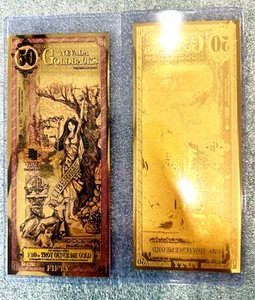 50 NEVADA Goldback 1/20 oz 24K Pure Gold Aurum Gold Foil Note - IN STOCK!! - Picture 1 of 6