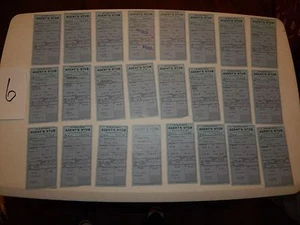 24 1967 THE PULLMAN COMPANY AGENTE AGENTE STUBS BIGLIETTO FERROVIARIO HOUSTON XENIA - Foto 1 di 7
