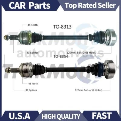 TrakMotive 2X Rear Left Right CV Axle Shaft Joint For Lexus LS400 1994 1993 1992 - Image 1 of 4