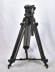 *Libec RT30B 3-Section Tripod w/ Libec RH25R Fluid Head NO PLATE!!! - Picture 1 of 10