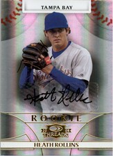 2008 Donruss Threads Signatures Gold #146 Heath Rollins Auto /100