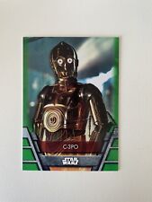 Star Wars C-3PO Holocron 2020 Green Base Card REB-27