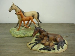 Franklin Mint World of Horse Sculpture Collection 2 Figurines Akhal-Teke & Waler - Picture 1 of 13